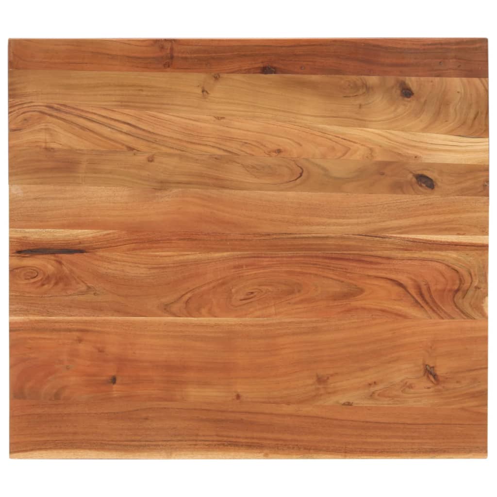 vidaXL Table Top 100x80x2.5 cm Rectangular Solid Wood Acacia