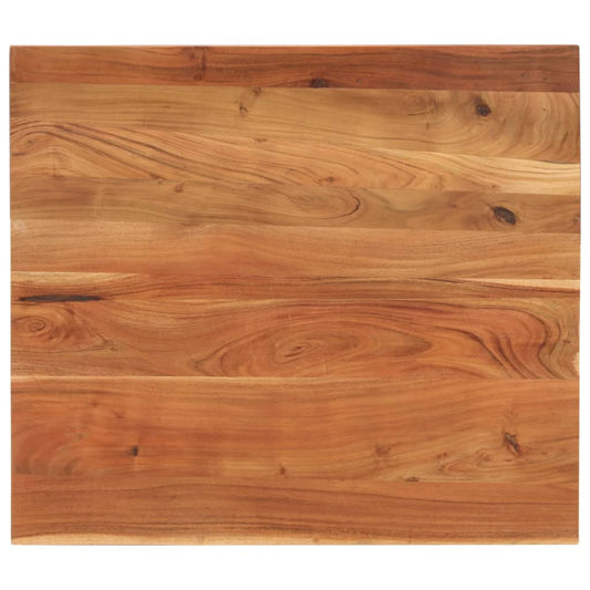vidaXL Table Top 100x80x2.5 cm Rectangular Solid Wood Acacia