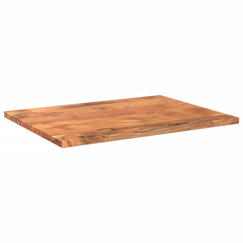 vidaXL Table Top 70x50x3.8 cm Rectangular Solid Wood Acacia