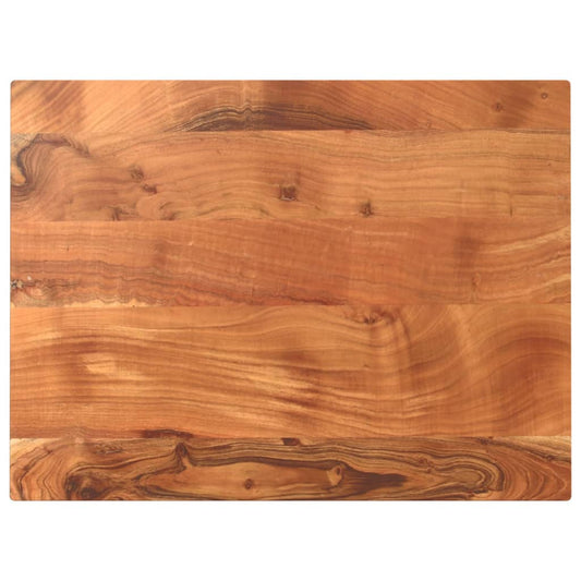 vidaXL Table Top 80x50x3,8 cm Rectangular Solid Wood Acacia