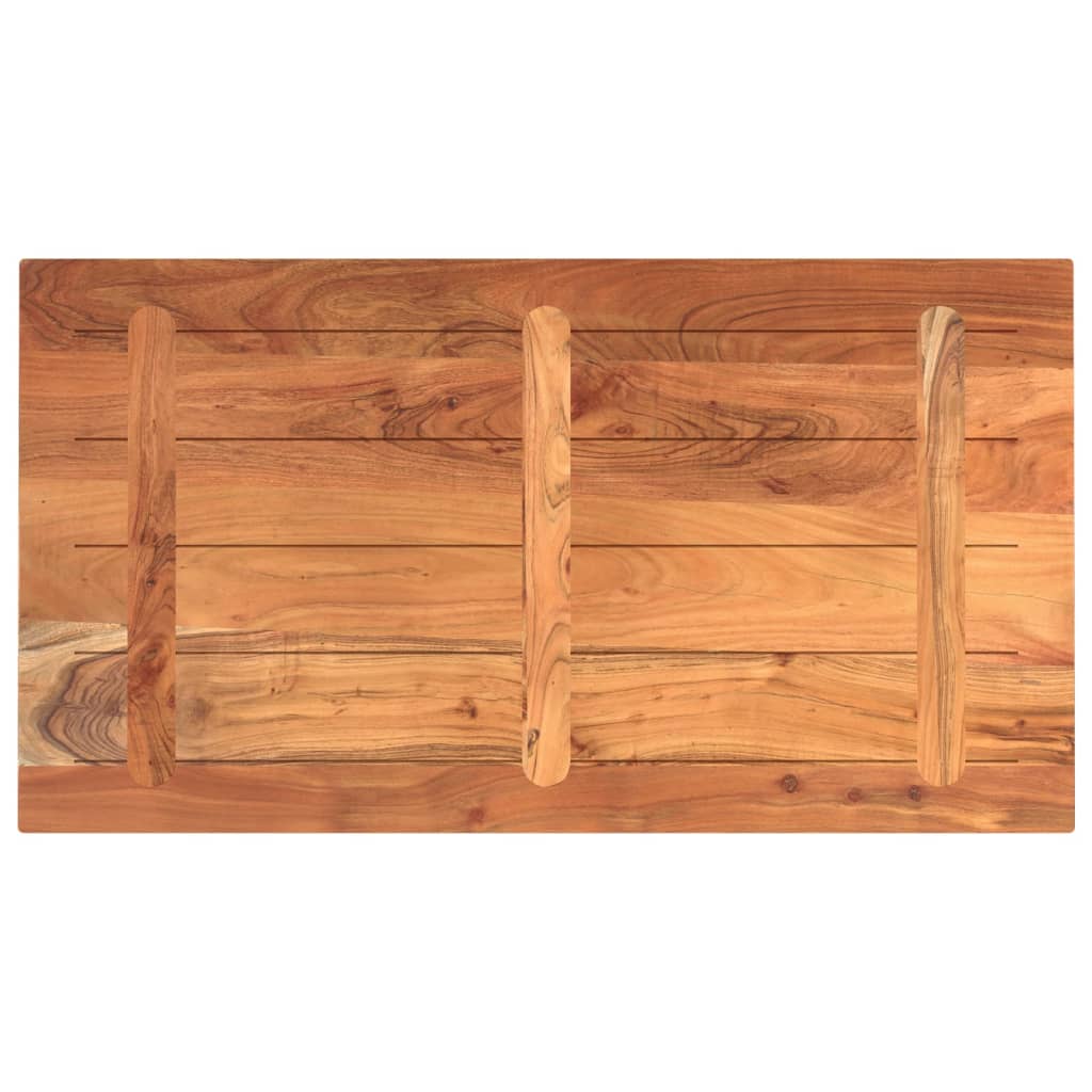 vidaXL Table Top 100x50x3.8 cm Rectangular Solid Wood Acacia