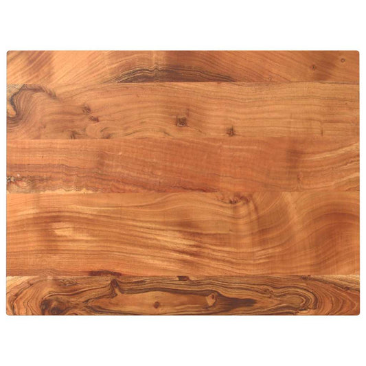 vidaXL Table Top 80x60x3,8 cm Rectangular Solid Wood Acacia