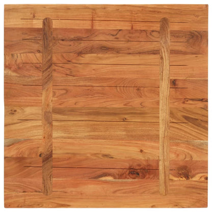 vidaXL Table Top 70x70x3.8 cm Square Solid Wood Acacia