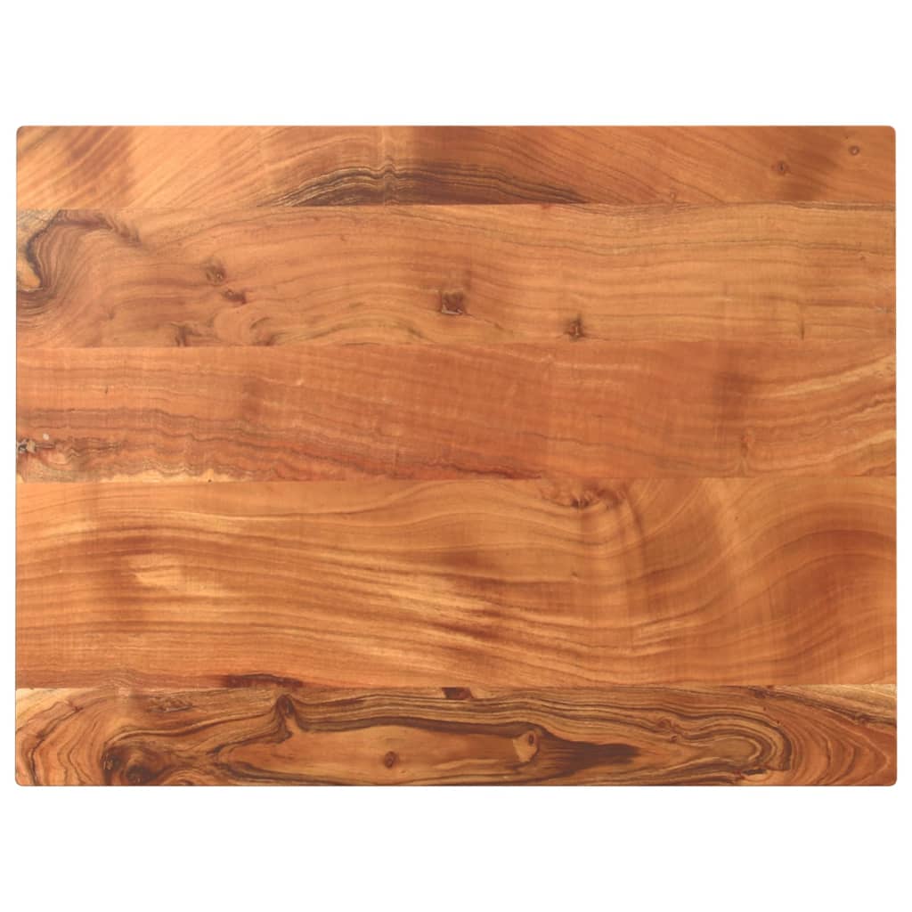 vidaXL Table Top 80x70x3.8 cm Rectangular Solid Wood Acacia