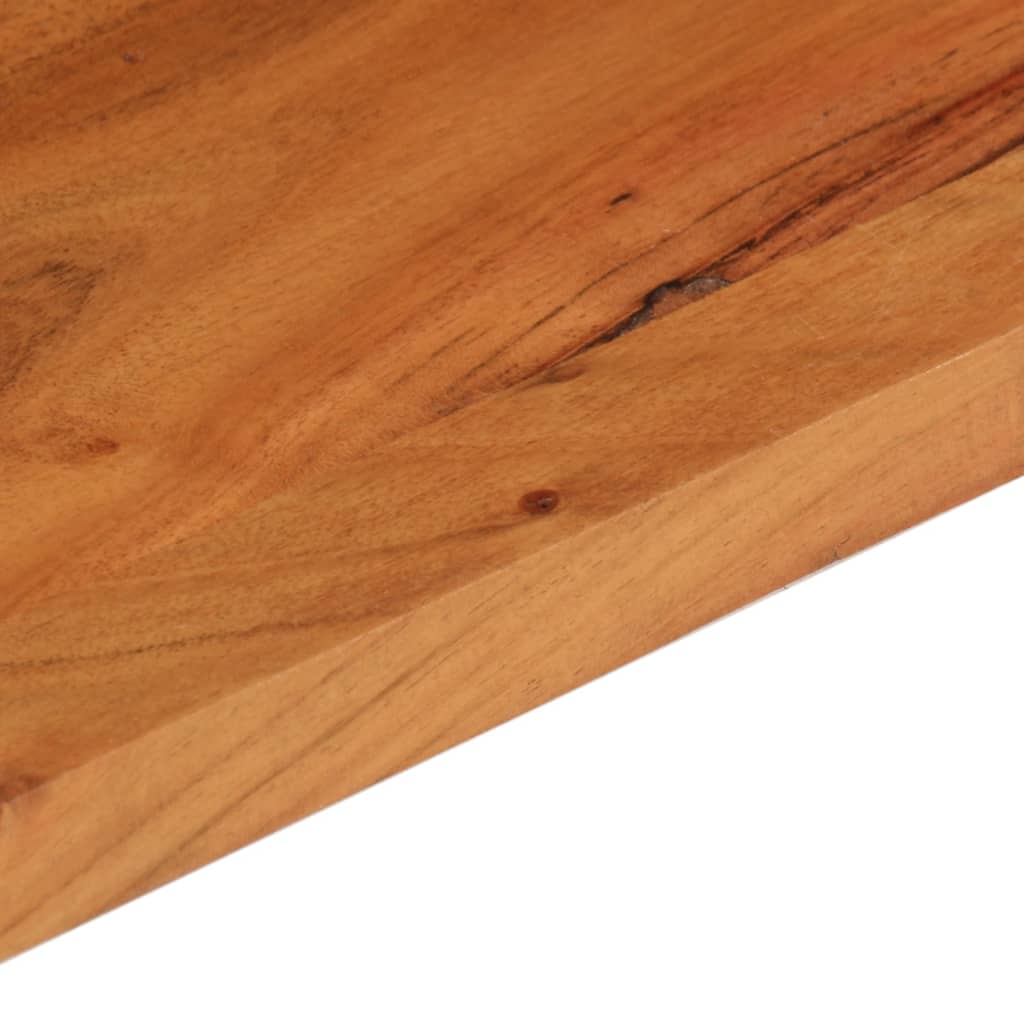 vidaXL Table Top 110x70x3.8 cm Rectangular Solid Wood Acacia
