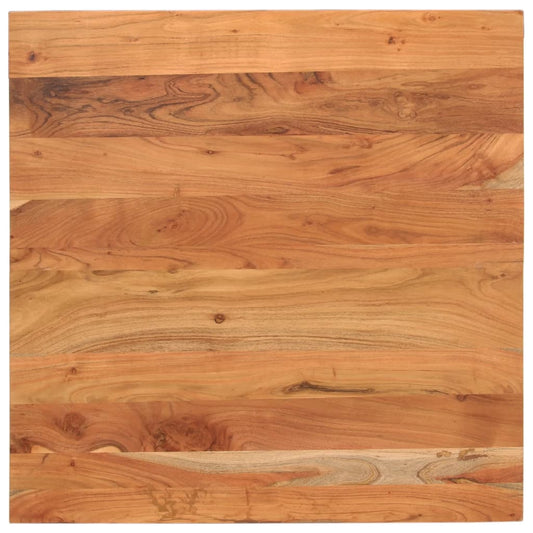 vidaXL Table Top 80x80x3,8 cm Square Solid Wood Acacia