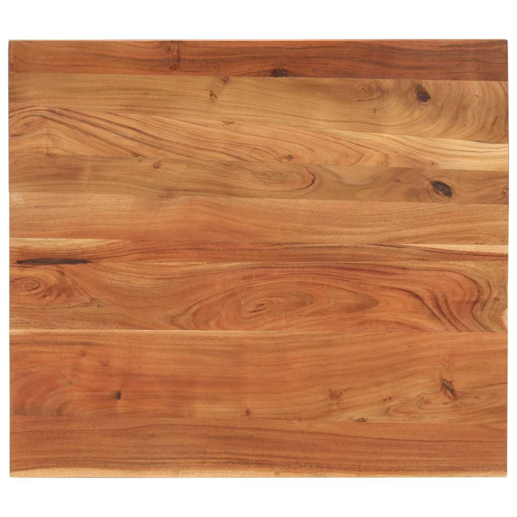 vidaXL Table Top 110x80x3.8 cm Rectangular Solid Wood Acacia