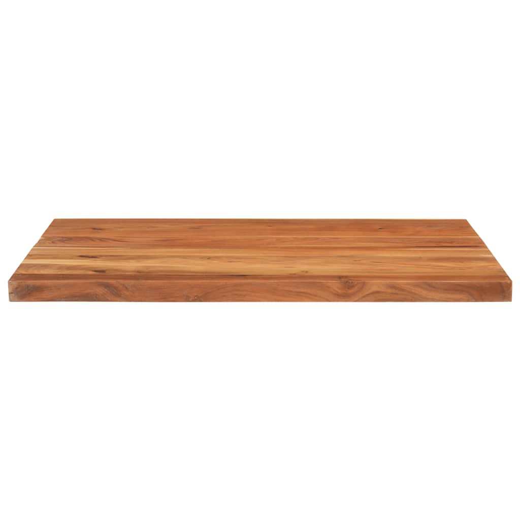 vidaXL Table Top 110x80x3.8 cm Rectangular Solid Wood Acacia