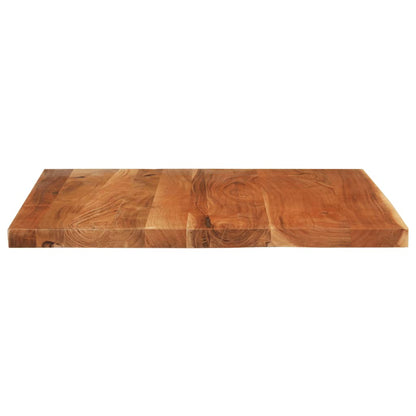 vidaXL Table Top 110x80x3.8 cm Rectangular Solid Wood Acacia