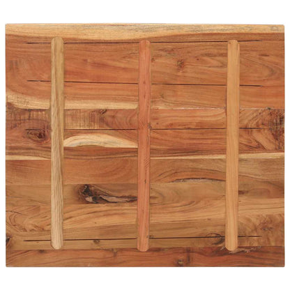 vidaXL Table Top 110x80x3.8 cm Rectangular Solid Wood Acacia