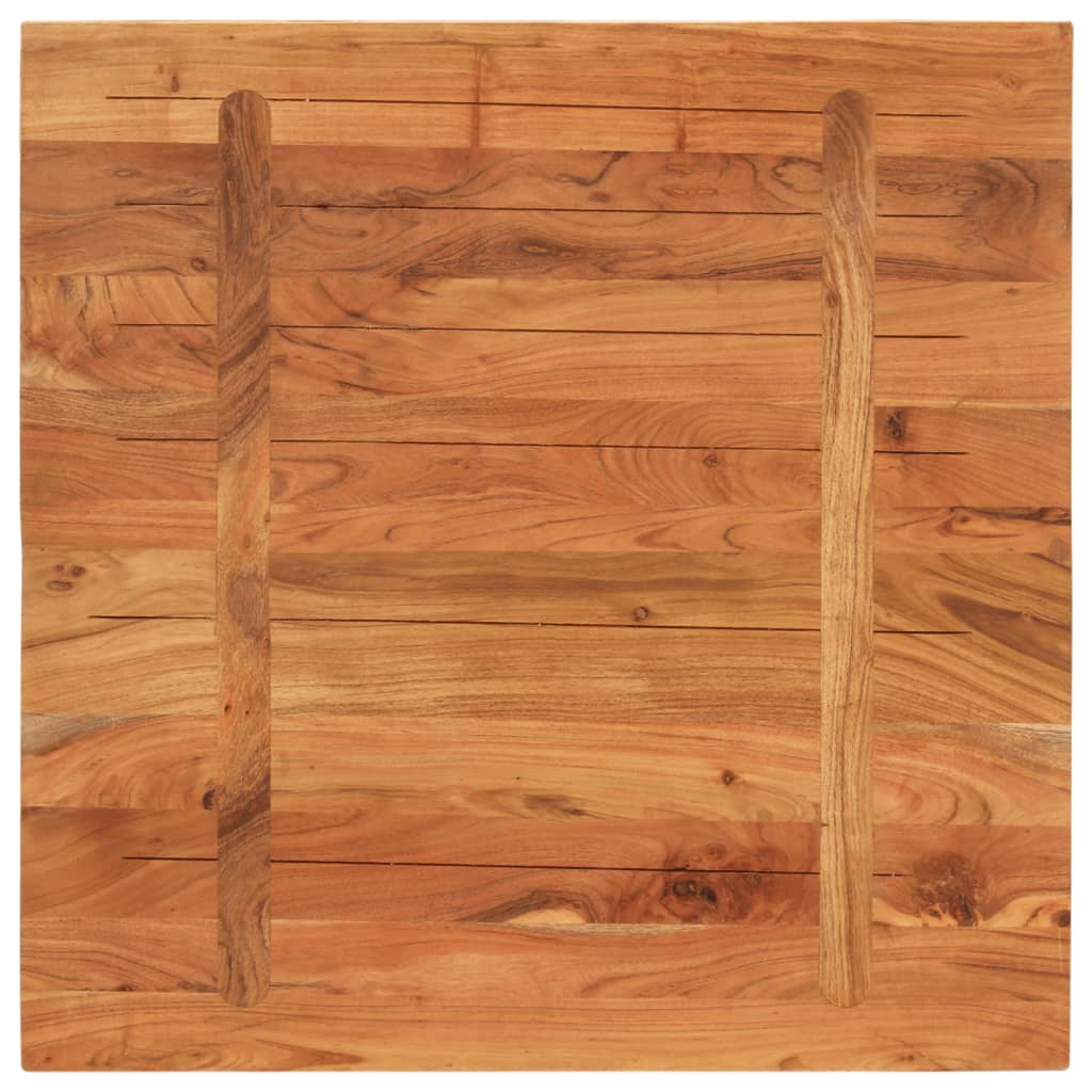 vidaXL Table Top 90x90x3.8 cm Square Solid Wood Acacia