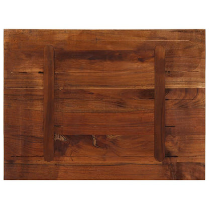 vidaXL Table Top 70x50x2.5 cm Rectangular Solid Wood Reclaimed