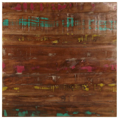 vidaXL Table Top 70x70x2.5 cm Square Solid Wood Reclaimed
