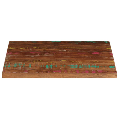 vidaXL Table Top 80x80x1.5 cm Square Solid Wood Reclaimed