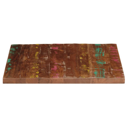 vidaXL Table Top 80x80x1.5 cm Square Solid Wood Reclaimed