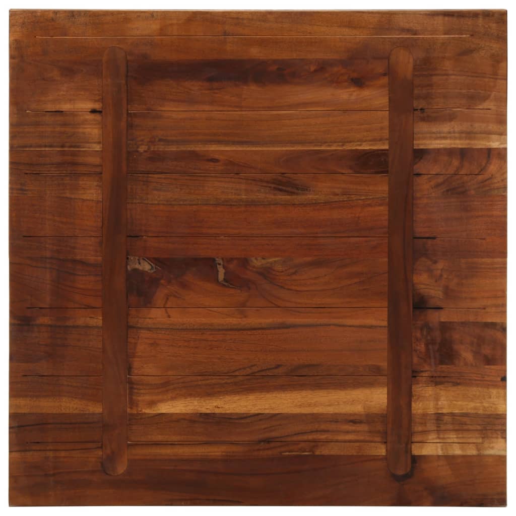 vidaXL Table Top 80x80x1.5 cm Square Solid Wood Reclaimed