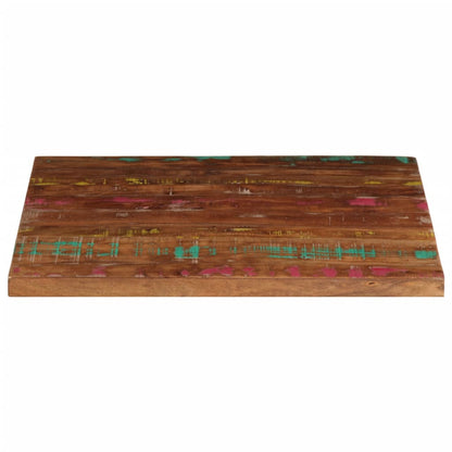 vidaXL Table Top 80x80x2.5 cm Square Solid Wood Reclaimed