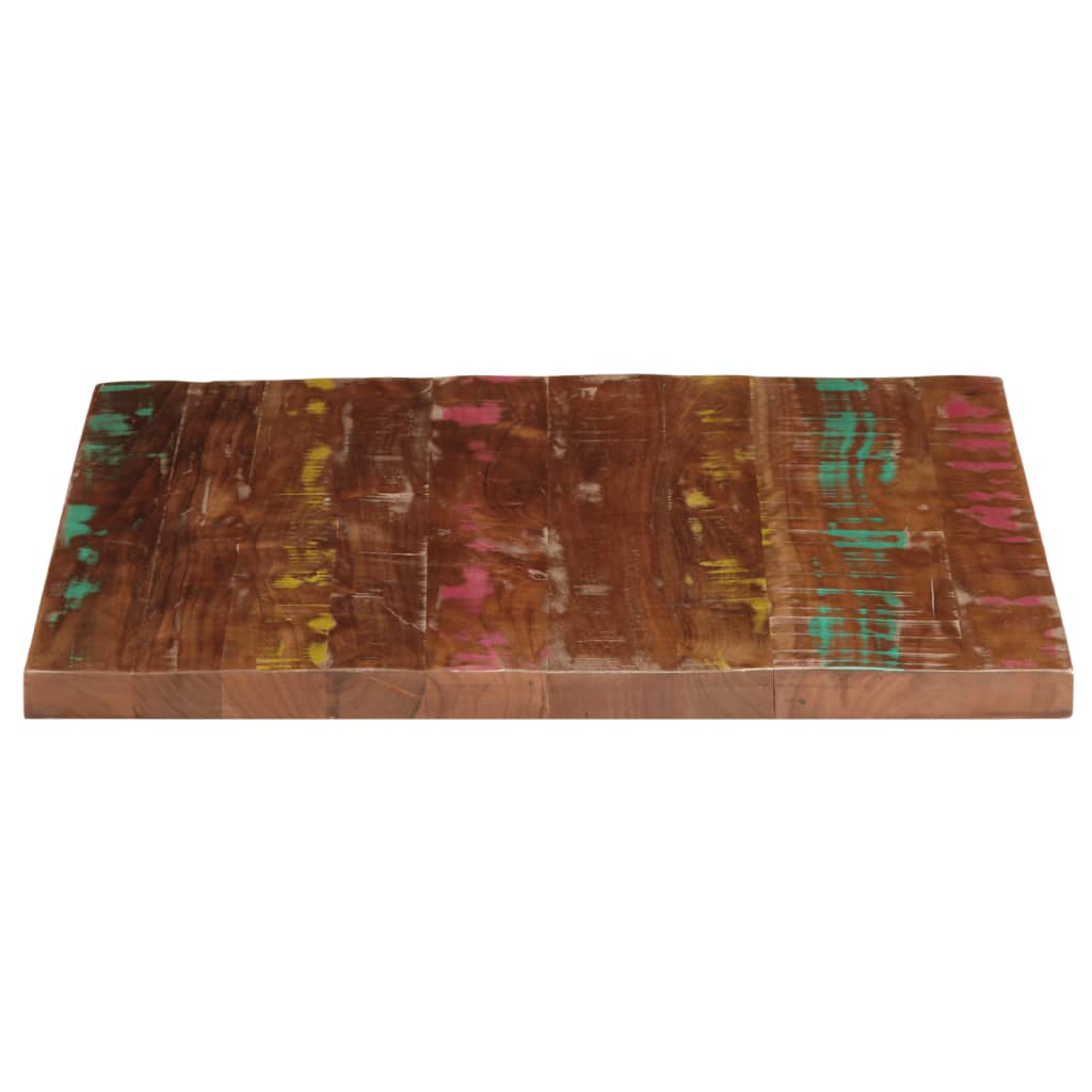 vidaXL Table Top 80x80x2.5 cm Square Solid Wood Reclaimed