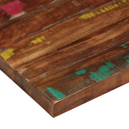 vidaXL Table Top 80x80x2.5 cm Square Solid Wood Reclaimed