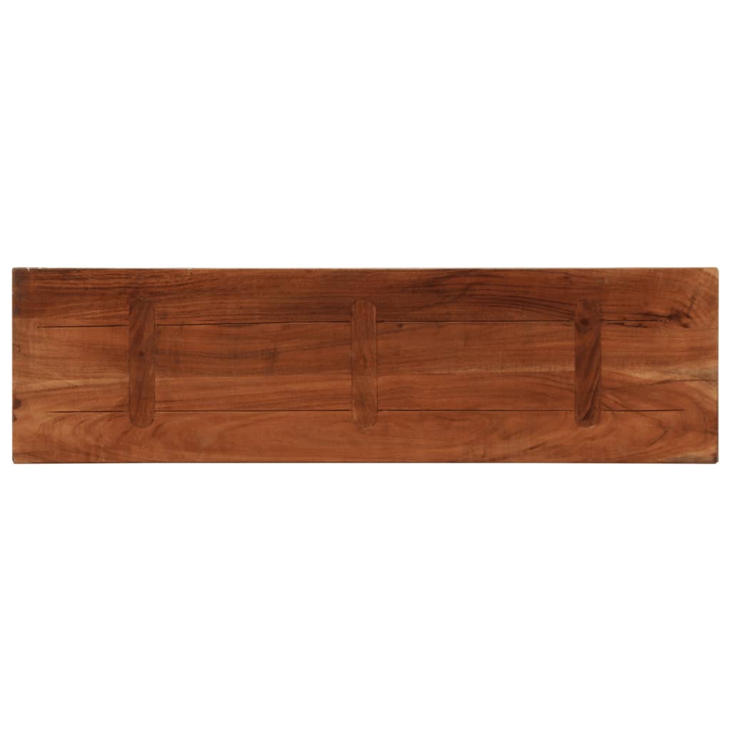 vidaXL Table Top 100x30x3,8 cm Rectangular Solid Wood Reclaimed