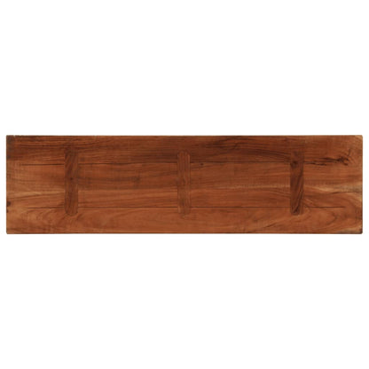vidaXL Table Top 100x30x3,8 cm Rectangular Solid Wood Reclaimed