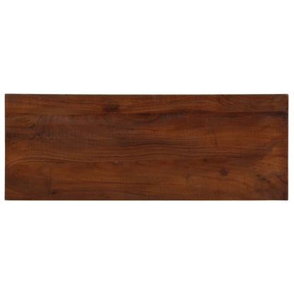 vidaXL Table Top 80x20x2.5 cm Rectangular Solid Wood Reclaimed