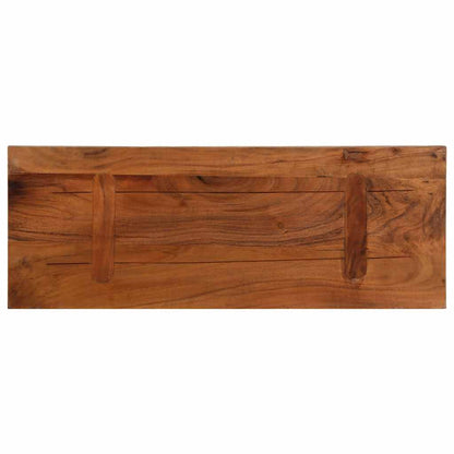 vidaXL Table Top 80x20x2.5 cm Rectangular Solid Wood Reclaimed
