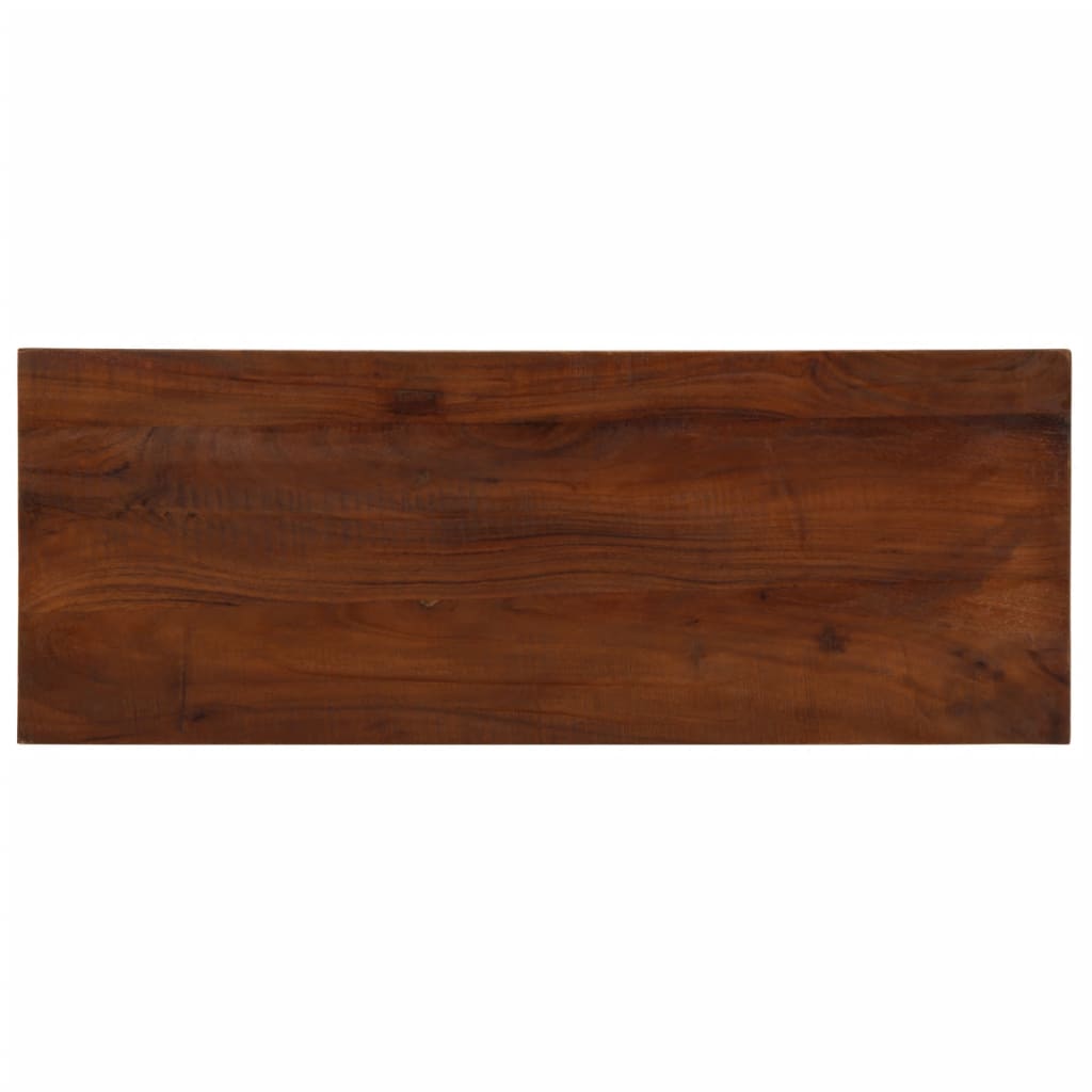 vidaXL Table Top 70x40x2.5 cm Rectangular Solid Wood Reclaimed
