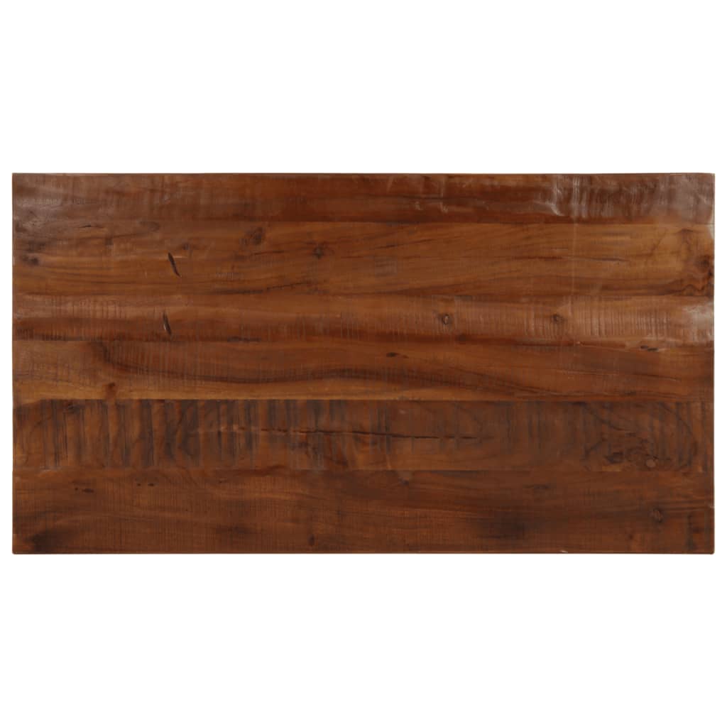 vidaXL Table Top 110x50x2.5 cm Rectangular Solid Wood Reclaimed