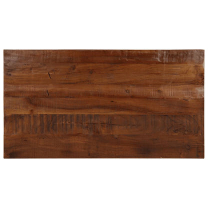 vidaXL Table Top 110x50x2.5 cm Rectangular Solid Wood Reclaimed