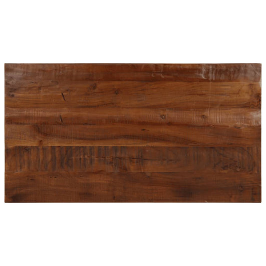 vidaXL Table Top 110x50x2.5 cm Rectangular Solid Wood Reclaimed