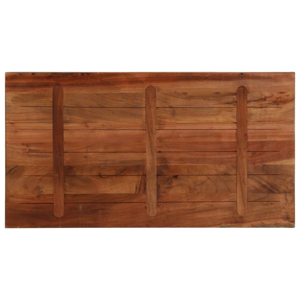 vidaXL Table Top 110x50x2.5 cm Rectangular Solid Wood Reclaimed