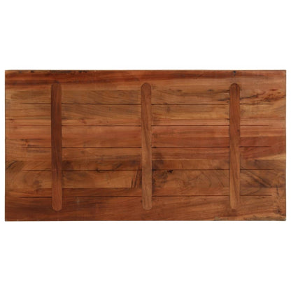 vidaXL Table Top 110x50x2.5 cm Rectangular Solid Wood Reclaimed