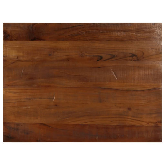 vidaXL Table Top 80x60x2.5 cm Rectangular Solid Wood Reclaimed