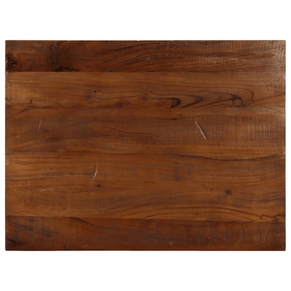 vidaXL Table Top 80x70x2.5 cm Rectangular Solid Wood Reclaimed