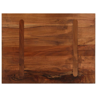 vidaXL Table Top 80x70x2.5 cm Rectangular Solid Wood Reclaimed