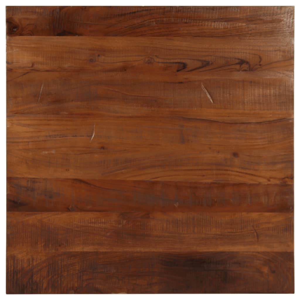 vidaXL Table Top 80x80x2.5 cm Square Solid Wood Reclaimed