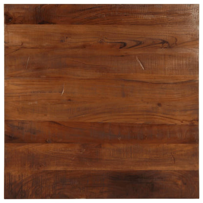 vidaXL Table Top 80x80x2.5 cm Square Solid Wood Reclaimed