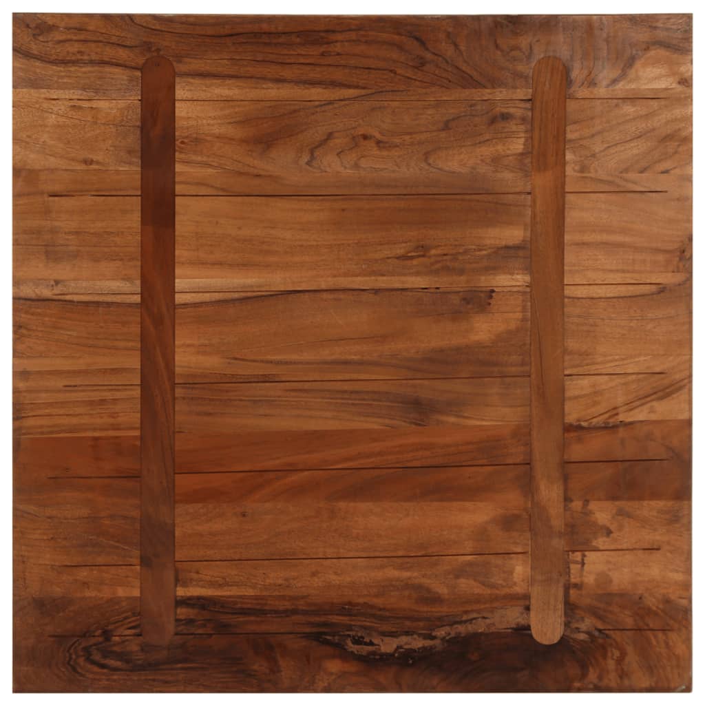 vidaXL Table Top 80x80x2.5 cm Square Solid Wood Reclaimed