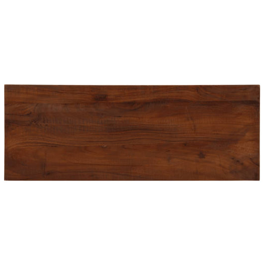 vidaXL Table Top 70x20x3.8 cm Rectangular Solid Wood Reclaimed