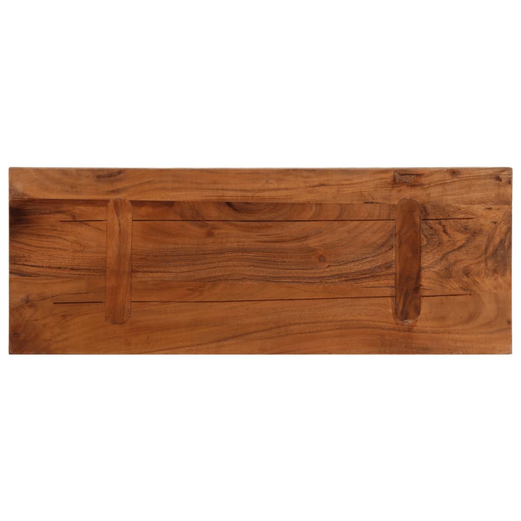 vidaXL Table Top 70x30x3.8 cm Rectangular Solid Wood Reclaimed
