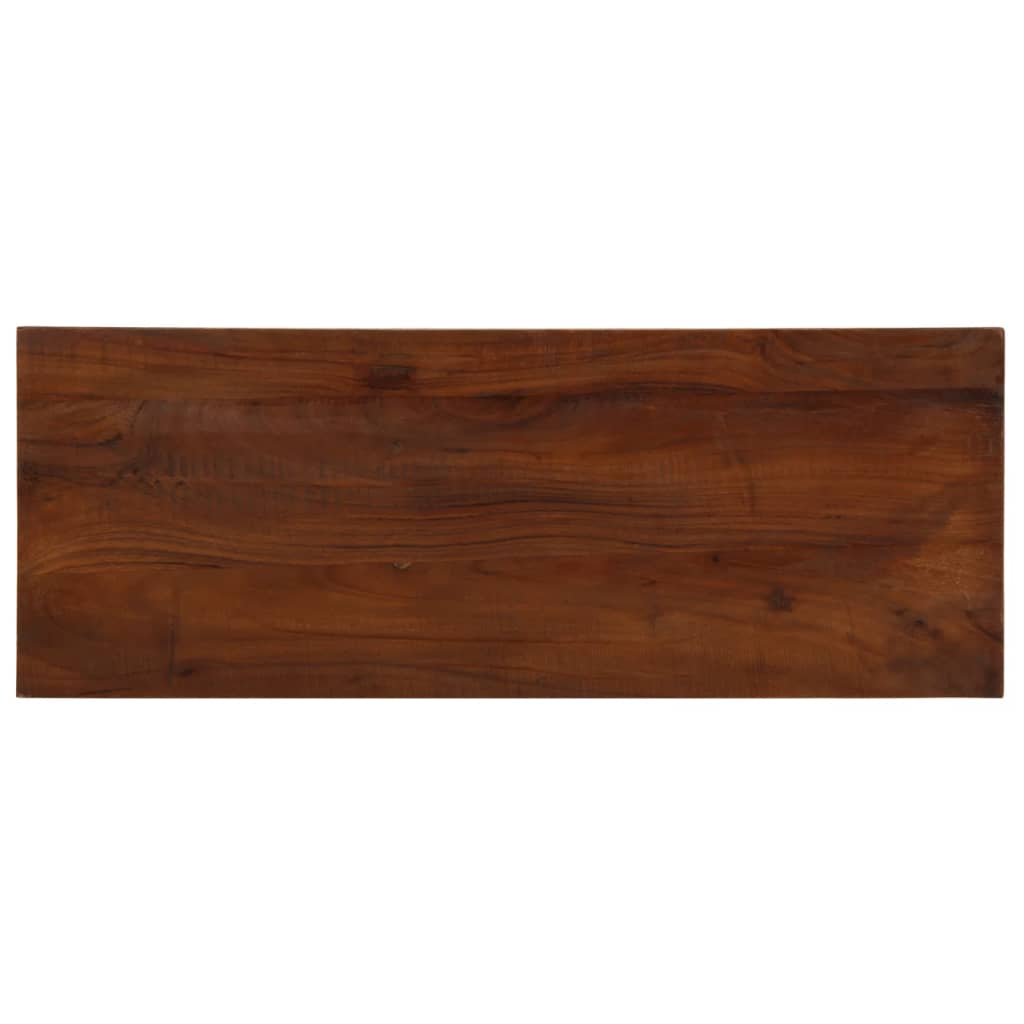 vidaXL Table Top 80x30x3.8 cm Rectangular Solid Wood Reclaimed