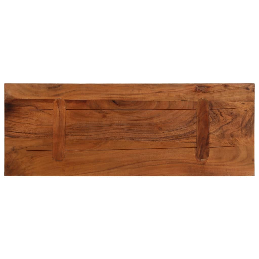 vidaXL Table Top 90x30x3.8 cm Rectangular Solid Wood Reclaimed