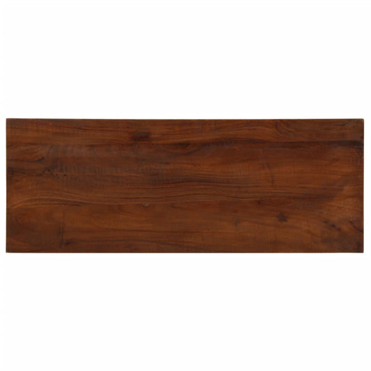 vidaXL Table Top 90x40x3.8 cm Rectangular Solid Wood Reclaimed