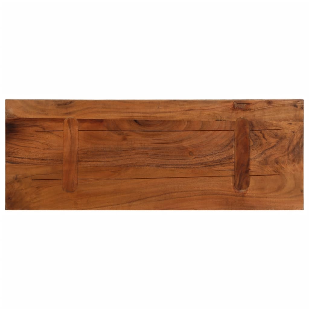vidaXL Table Top 90x40x3.8 cm Rectangular Solid Wood Reclaimed