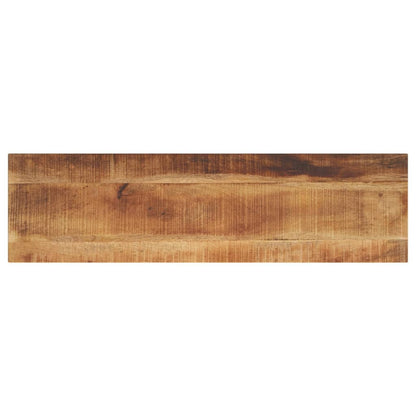 vidaXL Table Top 110x30x2.5 cm Rectangular Solid Wood Rough Mango