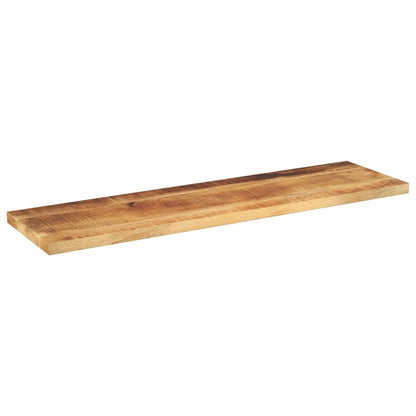 vidaXL Table Top 110x30x2.5 cm Rectangular Solid Wood Rough Mango