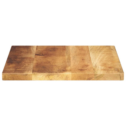 vidaXL Table Top 40x40x2.5 cm Square Solid Wood Rough Mango