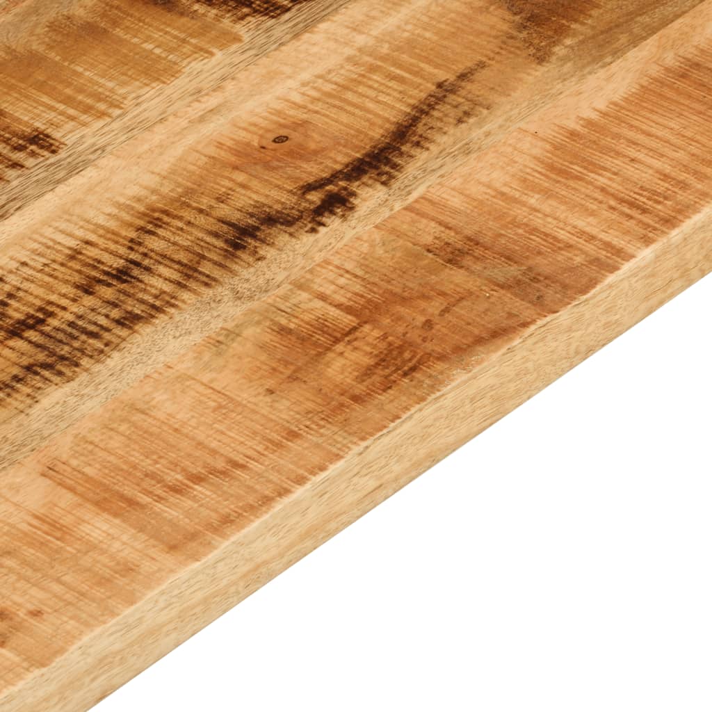 vidaXL Table Top 120x50x2.5 cm Rectangular Solid Wood Rough Mango