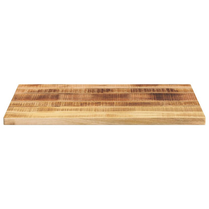 vidaXL Table Top 90x60x2.5 cm Rectangular Solid Wood Rough Mango